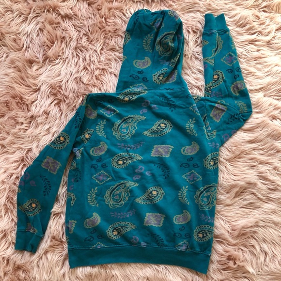 Character Hero Blue Green Hoodie - Picture 8 of 8